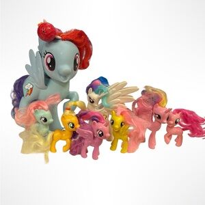 Bundle pack of my Little ponies, including a singing, Rainbow Dash